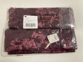 2 X POPPY MESH DESIGNER MINI SKIRT IN MULBERRY - SIZE S - RRP Â£120