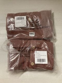 2 X SO FRESH DESIGNER SETS IN BROWN - SIZE XS - TOTAL RRP Â£156