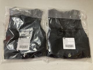 2 X LIBBY DESIGNER VESTS IN BLACK - SIZE S - RRP Â£156