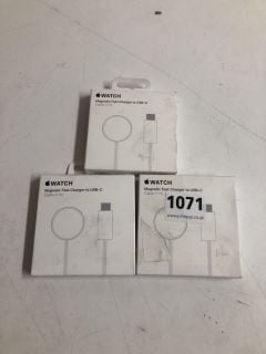 3 X APPLE WATCH MAGNETIC FAST CHARGER TO USB-C