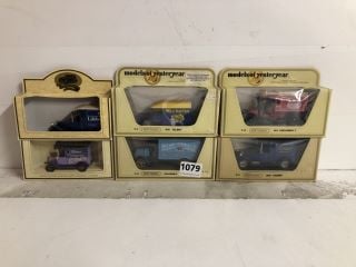 6 X VINTAGE COLLECTABLE METAL CARS TO INCLUDE MODELS OF YESTERYEAR MICHELIN VAN