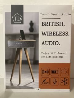 TOUCHDOWN AUDIO BRITISH WIRELESS AUDIO SIDE TABLE - RRP £299