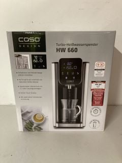 CASO DESIGN TURBO HOT WATER DISPENSER - MODEL HW 660 - RRP £119