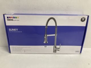 DEVA SLINKY PULL OUT KITCHEN RINSER TAP - RRP £100