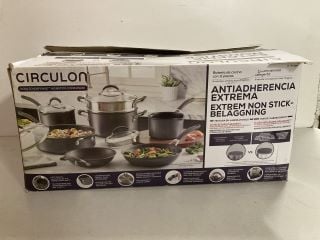 CIRCULON 11 PIECE EXTREME NONSTICK COOKWARE SET - RRP £265