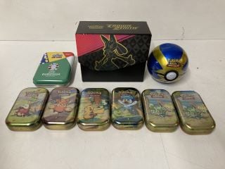 QTY OF POKÉMON COLLECTABLE TRADING CARDS TO INCLUDE CROWN ZENITH TIN