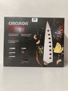 CIRCULON 6 PIECE KNIFE BLOCK SET (18+ ID REQUIRED) - RRP£120