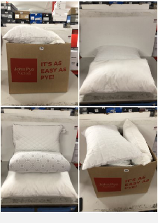 LARGE BOX OF SOFT PILLOWS