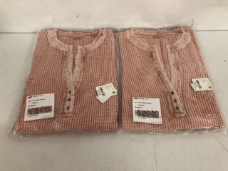 2 X COLT DESIGNER TOPS IN ROSE PINK - SIZE L - TOTAL RRP £116