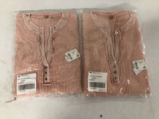 2 X COLT DESIGNER TOPS IN ROSE PINK - SIZE M - TOTAL RRP £116