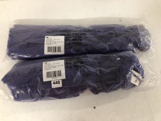 2 X 100 DEGREE TUNICS IN PURPLE - SIZE L - TOTAL RRP £136