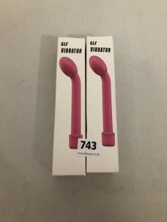 2 X GLF VIBRATOR ADULT SEX TOYS (18+ ID REQUIRED)