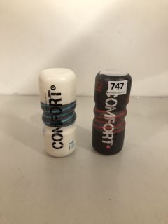 2 X JIUAI COMFORT ADULT SEX TOY MASTURBATION CUPS (18+ ID REQUIRED)