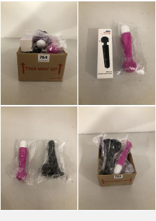 BOX OF ADULT SEX TOYS TO INCLUDE VIBRATOR (18+ ID REQUIRED)