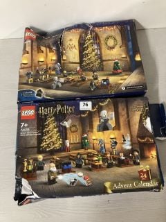 2 X LEGO HARRY POTTER 2024 ADVENT CALENDAR