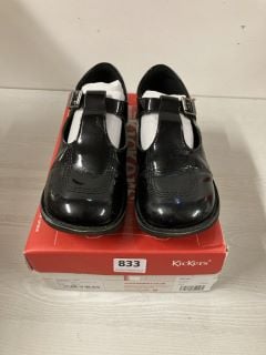 KICKERS KICK T BAR PATL IN SIE BLACK UK SIZE 6