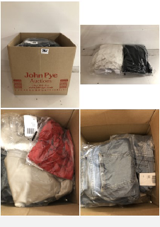 BOX OF PREMIUM CLOTHING IN VARIOUS SIZES & STYLES