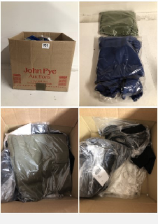 BOX OF PREMIUM CLOTHING IN VARIOUS SIZES & STYLES