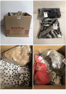 BOX OF PREMIUM CLOTHING IN VARIOUS SIZES & STYLES