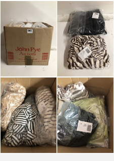 BOX OF PREMIUM CLOTHING IN VARIOUS SIZES & STYLES