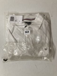 TOMMY HILFIGER WHITE POLO SIZE L