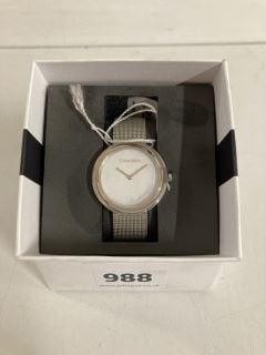 CALVIN KLEIN DESIGNER LADIES WATCH WITH BOX