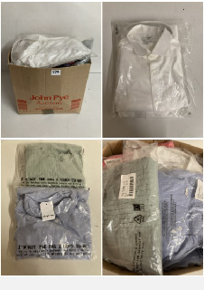 BOX OF CLOTHING IN VARIOUS SIZES AND DESIGNS