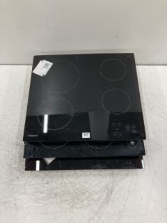 3 X CERAMIC HOBS TO INCLUDE HOTPOINT MODEL HR651CH (SMASHED GLASS)