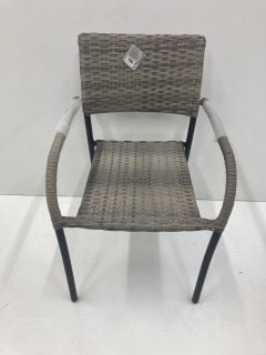 RATTAN STACKABLE GARDEN CHAIR