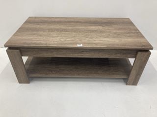 OAK EFFECT COFFEE TABLE