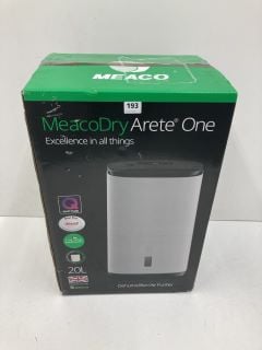 MEACO DRY ARETE ONE DEHUMIDIFIER / AIR PURIFIER