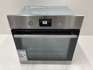 AEG SINGLE ELECTRIC OVEN MODEL BPS356061M RRP £649