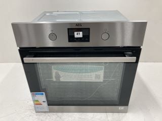 AEG SINGLE ELECTRIC OVEN MODEL BPS356061M RRP £649