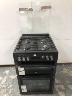 BEKO 60CM DOUBLE OVEN DUAL FUEL COOKER