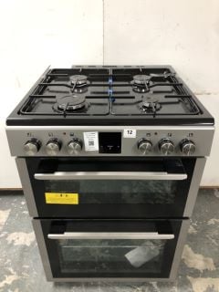 KENWOOD KDGC66S22 60 CM DUAL FUEL COOKER - SILVER RRP: £429