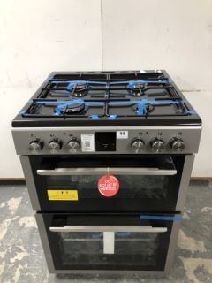 KENWOOD KDGC66S22 60 CM DUAL FUEL COOKER - SILVER RRP: £429