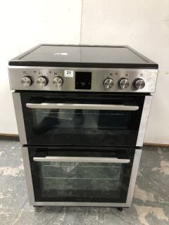 KENWOOD KDC66SS22 60 CM ELECTRIC CERAMIC COOKER - SILVER RRP: £439