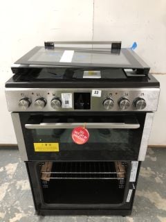 KENWOOD KDC66SS22 60 CM ELECTRIC CERAMIC COOKER - SILVER RRP: £439