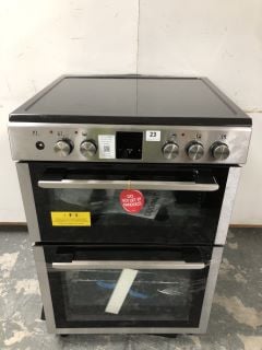 KENWOOD KDC66SS22 60 CM ELECTRIC CERAMIC COOKER - SILVER RRP: £439