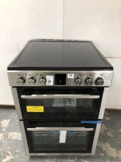 KENWOOD KDC66SS22 60 CM ELECTRIC CERAMIC COOKER - SILVER RRP: £439