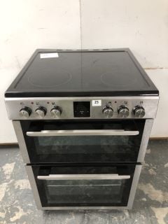 KENWOOD KDC66SS22 60 CM ELECTRIC CERAMIC COOKER - SILVER RRP: £439