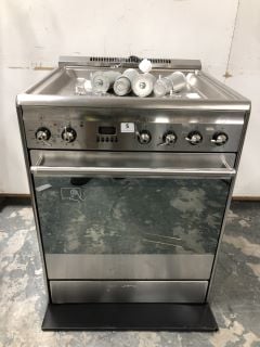 SMEG SUK61PX8 60 CM DUAL FUEL COOKER - STAINLESS STEEL RRP: £1319