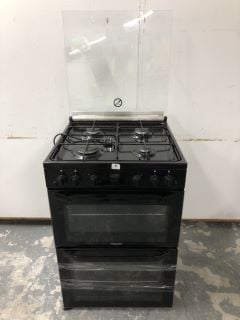 HOTPOINT HDM67G0CMB 60 CM GAS COOKER - BLACK RRP: £509