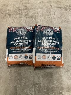 2 X PEAT-FREE MULTI-PURPOSE COMPOST