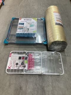 PALLET OF ITEMS INC BELDRAY CLOTHES AIRER