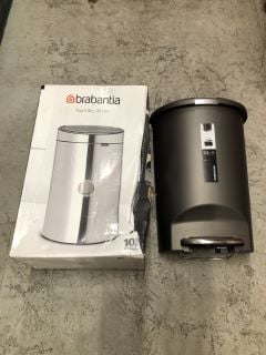 2 X BINS INC BRABANTIA TOUCH BIN