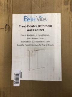 3 X ITEMS INC TIANO DOUBLE BATHROOM WALL CABINET