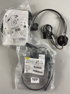 2 X JABRA HSC023 HEADSETS