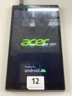 ACER 8" 32GB TABLET WITH WIFI IN GREY: MODEL NO ACTAB821  [JPTN41752]