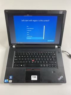 LENOVO THINKPAD EDGE 300GB LAPTOP IN RED. (WITH CHARGER(NO BOX)). INTEL CORE I5 M560 @ 2.67GHZ, 6GB RAM,   [JPTN41577]